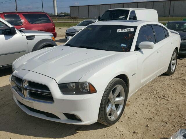 2B3CL5CTXBH597813 - 2011 DODGE CHARGER R/ WHITE photo 2