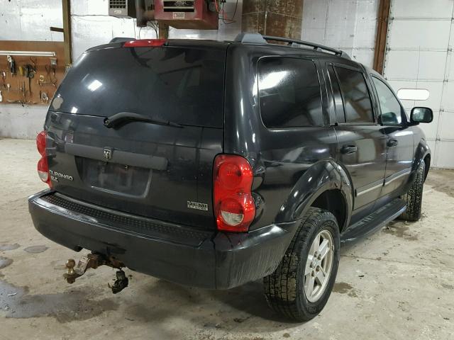 1D8HB48217F549192 - 2007 DODGE DURANGO SL BLACK photo 4