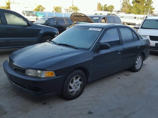 JA3AY36C7VU028702 - 1997 MITSUBISHI MIRAGE LS BLACK photo 2