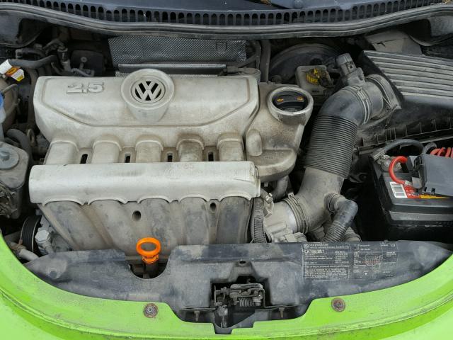 3VWEW31C27M507520 - 2007 VOLKSWAGEN NEW BEETLE 绿色 照片 7