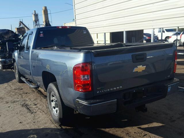 1GCRCSE05BZ455198 - 2011 CHEVROLET SILVERADO BLUE photo 3