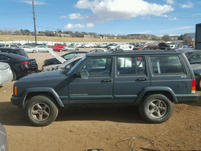 1J4FF68SXXL639832 - 1999 JEEP CHEROKEE S GREEN photo 9