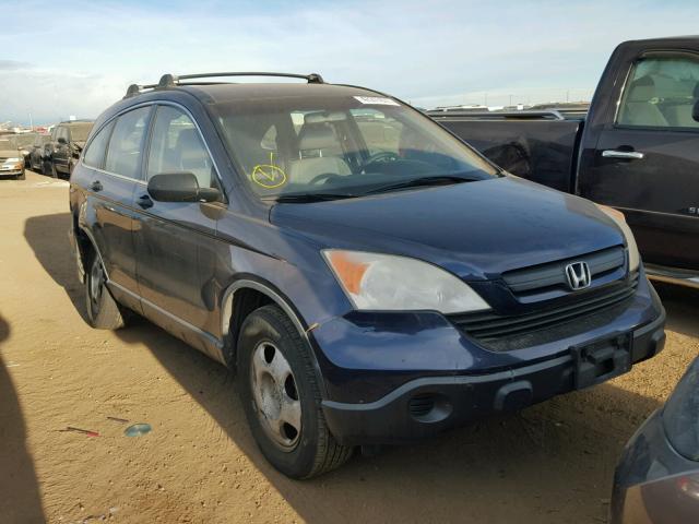 JHLRE48338C012784 - 2008 HONDA CR-V LX BLUE photo 1