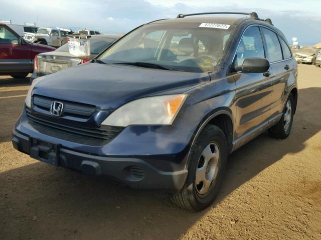 JHLRE48338C012784 - 2008 HONDA CR-V LX BLUE photo 2