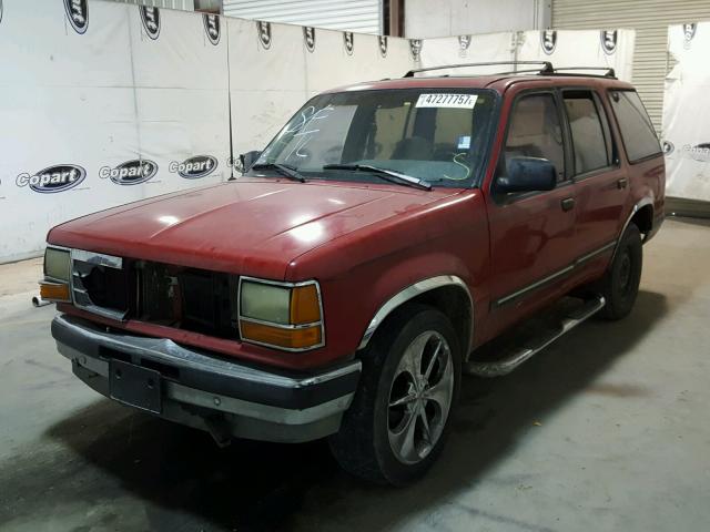 1FMDU32X0NUE09872 - 1992 FORD EXPLORER RED photo 2