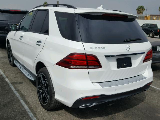 4JGDA5JB9JB001886 - 2018 MERCEDES-BENZ GLE 350 WHITE photo 3