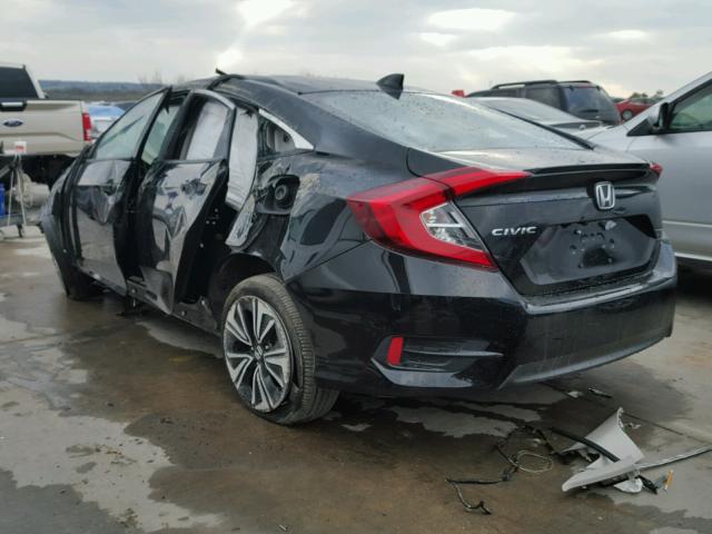 2HGFC1F35GH630404 - 2016 HONDA CIVIC EX შავი ფოტო 3