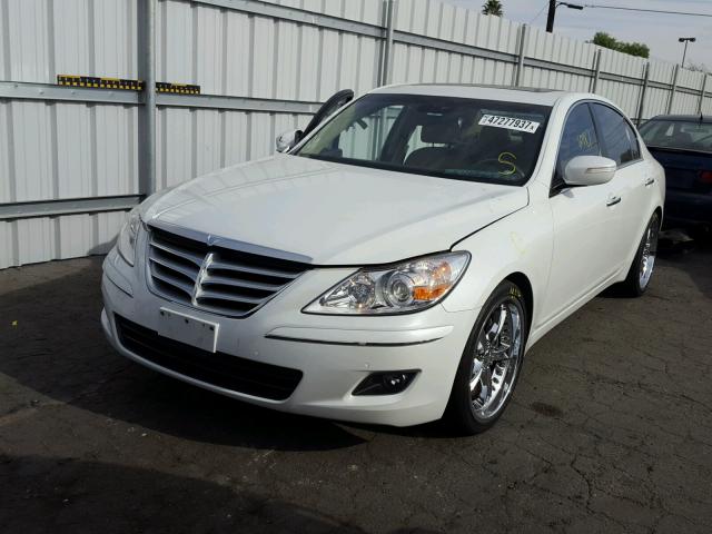 KMHGC46E69U032839 - 2009 HYUNDAI GENESIS 3. WHITE photo 2