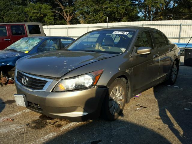 1HGCP26329A125158 - 2009 HONDA ACCORD LX GOLD photo 2