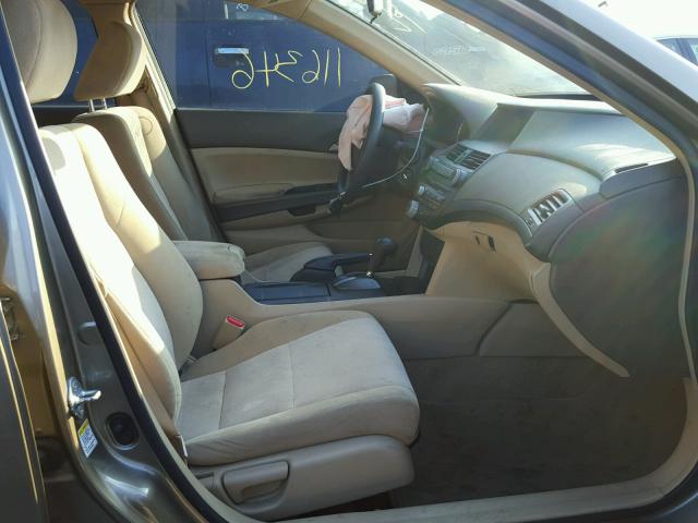 1HGCP26329A125158 - 2009 HONDA ACCORD LX GOLD photo 5