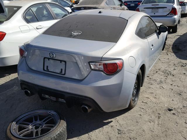 JF1ZNAA12D1728351 - 2013 TOYOTA SCION FR-S GRAY photo 4