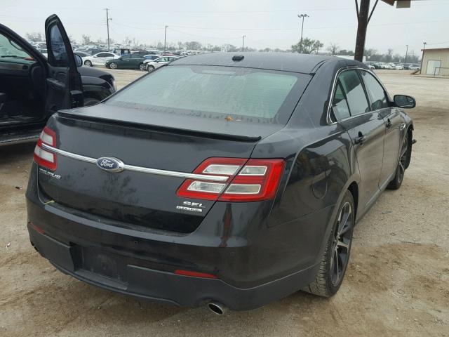 1FAHP2E89FG151434 - 2015 FORD TAURUS SEL BLACK photo 4