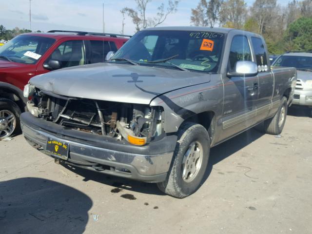 2GCEK19T411397477 - 2001 CHEVROLET SILVERADO BEIGE photo 2