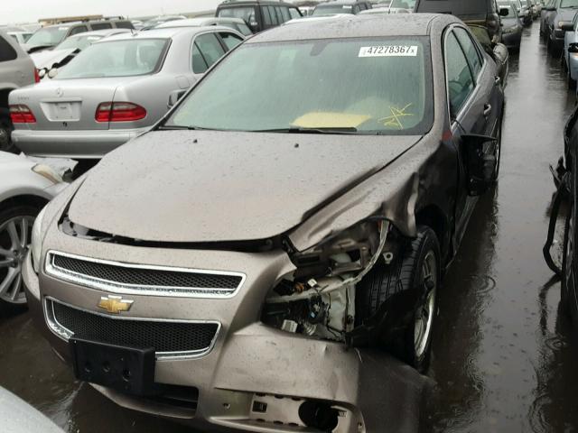 1G1ZA5EU5BF106496 - 2011 CHEVROLET MALIBU LS GRAY photo 2