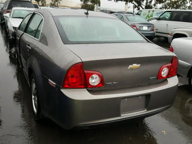 1G1ZA5EU5BF106496 - 2011 CHEVROLET MALIBU LS 灰色 照片 3