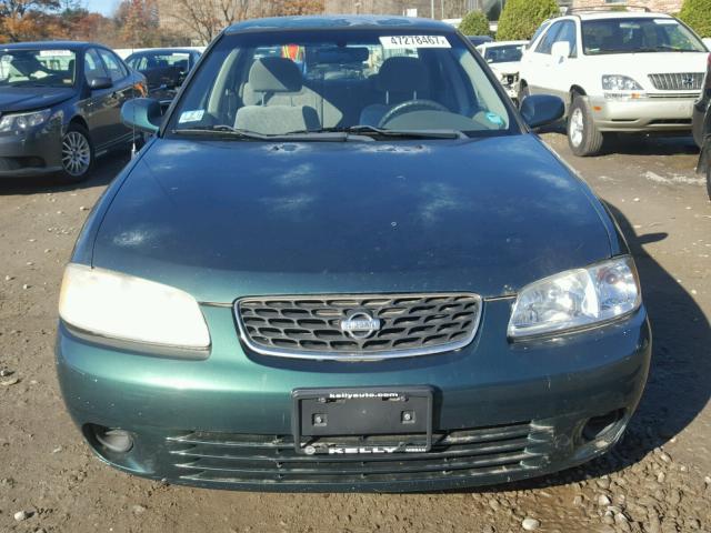 3N1CB51D71L431156 - 2001 NISSAN SENTRA XE GREEN photo 9