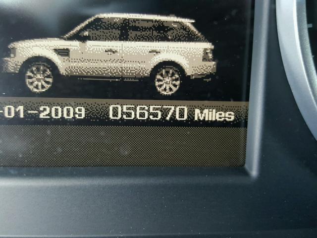 SALSK2D46AA248124 - 2010 LAND ROVER RANGE ROVE SILVER photo 8