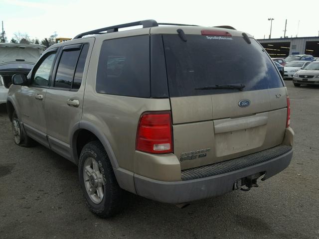 1FMZU73E02ZA53397 - 2002 FORD EXPLORER X GOLD photo 3