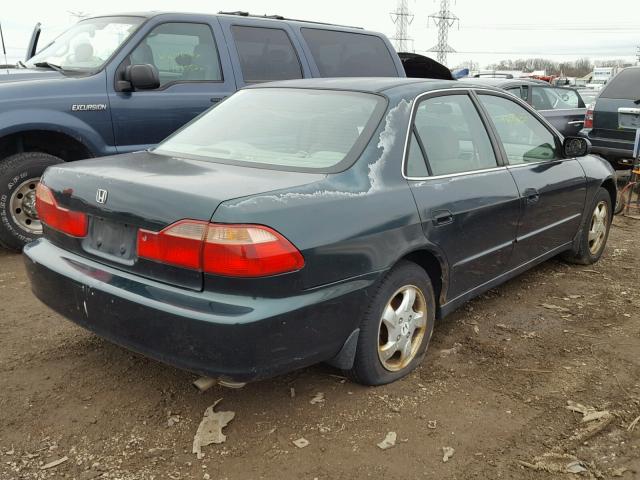 1HGCG5555WA110220 - 1998 HONDA ACCORD EX GREEN photo 4