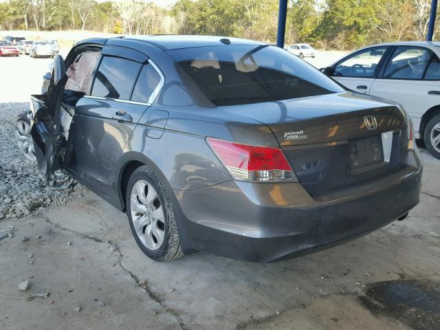 1HGCP2F89AA048272 - 2010 HONDA ACCORD EXL GRAY photo 3