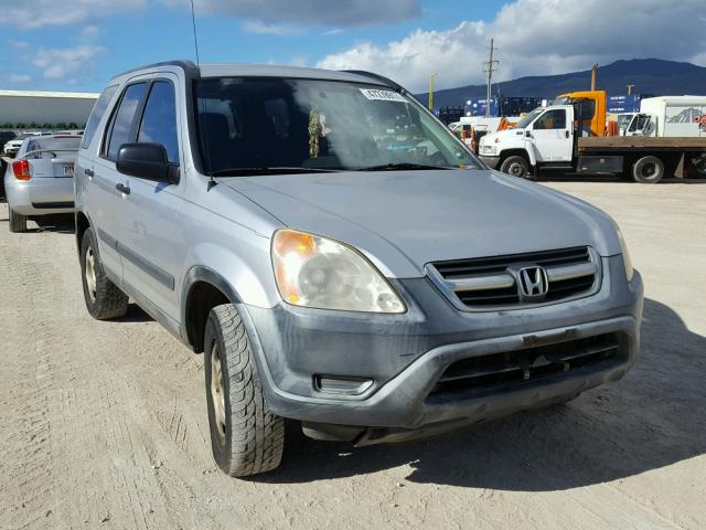 JHLRD78412C003568 - 2002 HONDA CR-V LX SILVER photo 1