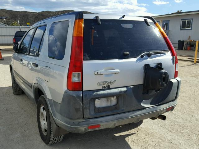 JHLRD78412C003568 - 2002 HONDA CR-V LX SILVER photo 3