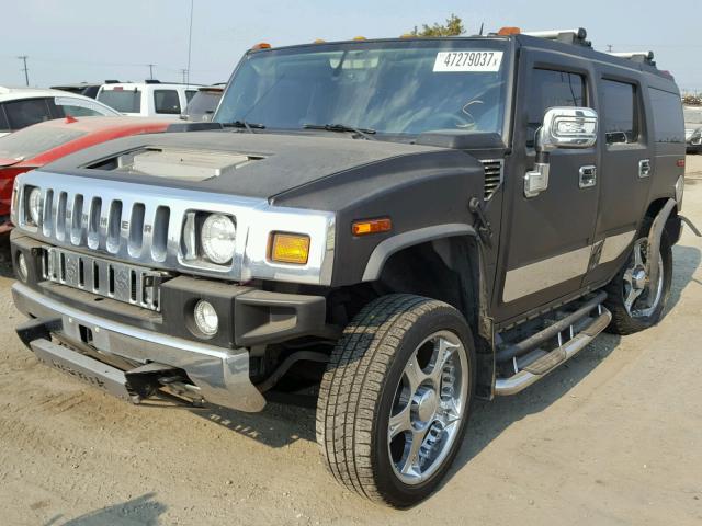 5GRGN23U15H114414 - 2005 HUMMER H2 BLACK photo 2