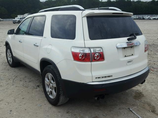 1GKER33D19J133096 - 2009 GMC ACADIA SLT 白色 照片 3