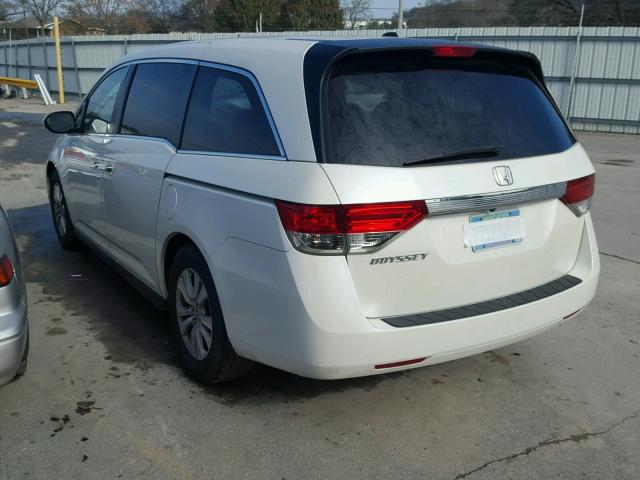 5FNRL5H67FB008367 - 2015 HONDA ODYSSEY EX WHITE photo 3