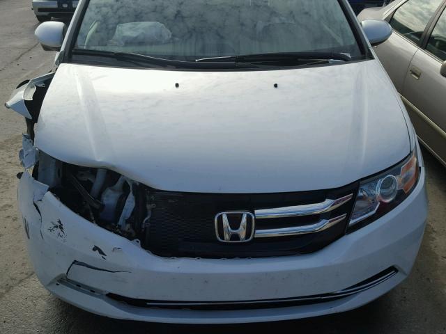 5FNRL5H67FB008367 - 2015 HONDA ODYSSEY EX WHITE photo 7