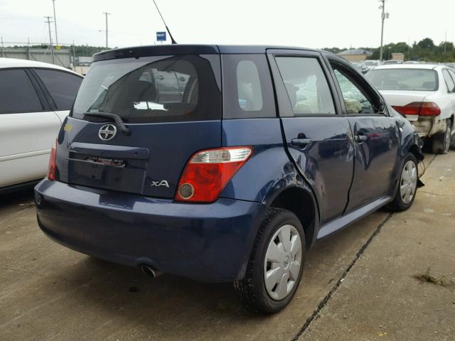 JTKKT624660134595 - 2006 SCION XA BLUE photo 4