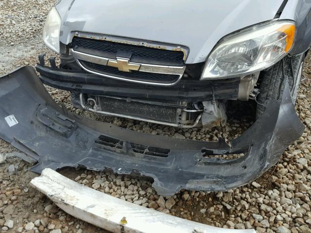 KL1TD5DE4AB125732 - 2010 CHEVROLET AVEO LS CHARCOAL photo 9