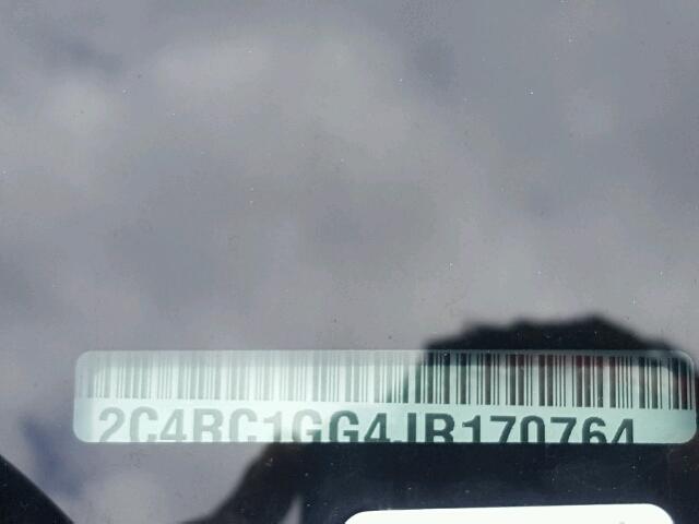 2C4RC1GG4JR170764 - 2018 CHRYSLER PACIFICA L ლურჯი ფოტო 10