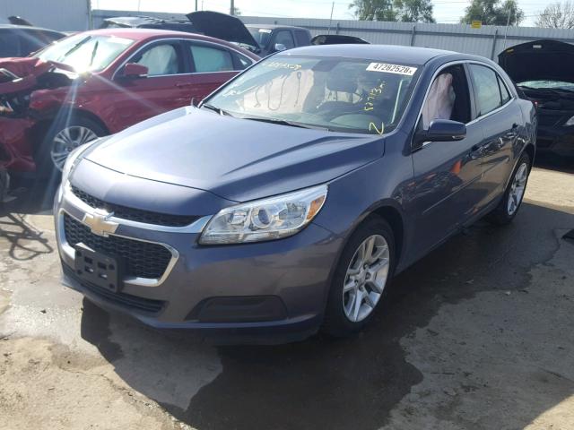 1G11C5SL9FF229274 - 2015 CHEVROLET MALIBU 1LT BLUE photo 2