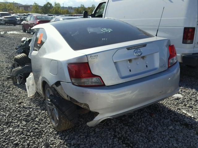 JTKJF5C79B3007452 - 2011 TOYOTA SCION TC 银色 照片 3