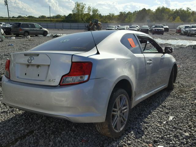 JTKJF5C79B3007452 - 2011 TOYOTA SCION TC 银色 照片 4