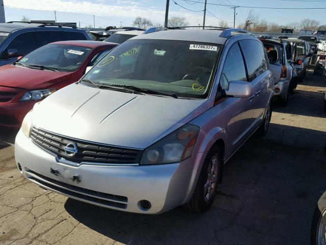 5N1BV28U67N136803 - 2007 NISSAN QUEST S GRAY photo 2