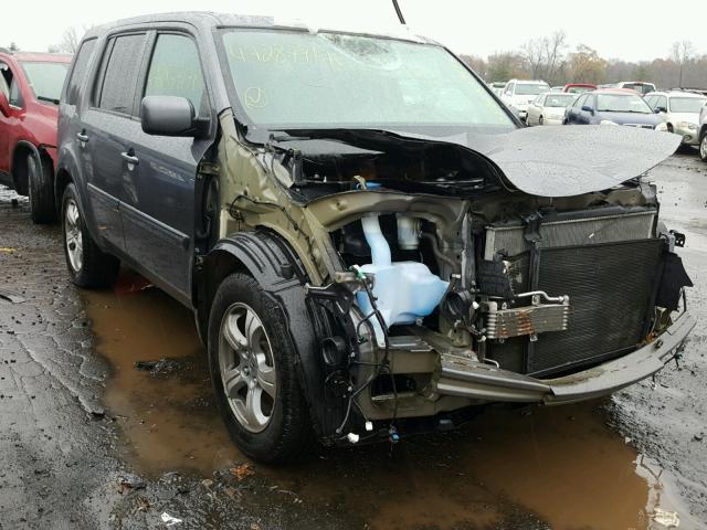 5FNYF4H53EB045242 - 2014 HONDA PILOT EXL GRAY photo 1