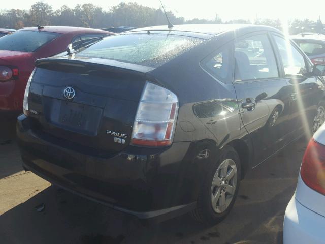 JTDKB20U383364909 - 2008 TOYOTA PRIUS BLACK photo 4