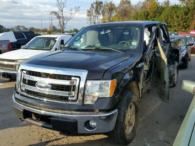 1FTFW1ET6DKE72408 - 2013 FORD F150 SUPER BLACK photo 2