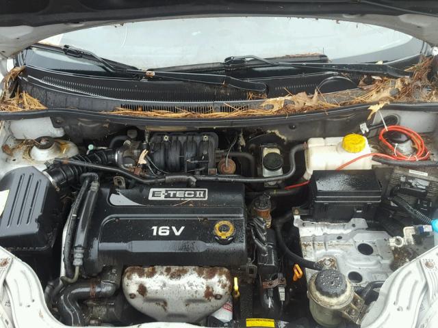 KL1TD56667B179645 - 2007 CHEVROLET AVEO BASE ვერცხლისფერი ფოტო 7