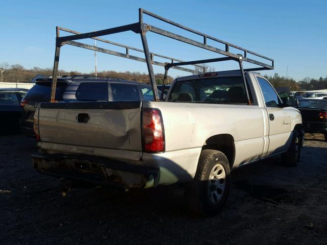 3GCEC14X96G265465 - 2006 CHEVROLET SILVERADO TAN photo 4