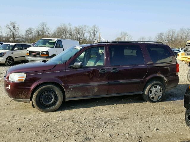 1GNDV231X7D102810 - 2007 CHEVROLET UPLANDER L BURGUNDY photo 10