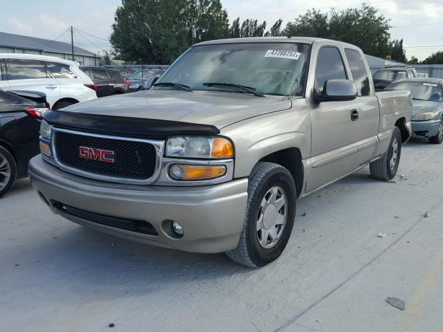 2GTEK69U011321356 - 2001 GMC SIERRA K15 BEIGE photo 2