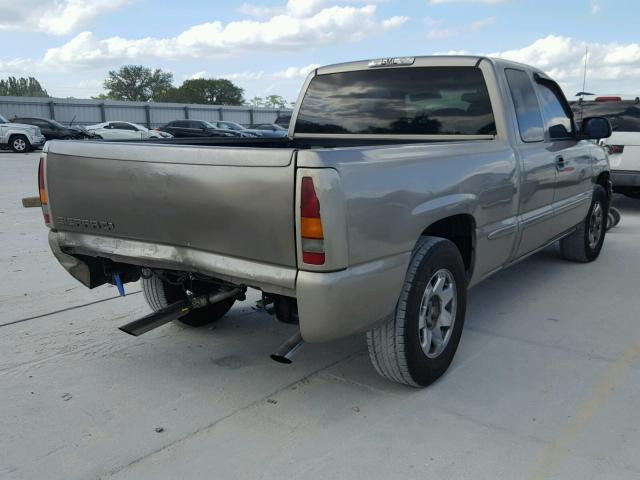 2GTEK69U011321356 - 2001 GMC SIERRA K15 BEIGE photo 4