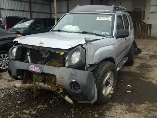 5N1ED28Y23C685939 - 2003 NISSAN XTERRA XE SILVER photo 2