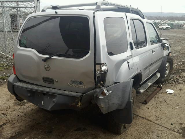 5N1ED28Y23C685939 - 2003 NISSAN XTERRA XE SILVER photo 4