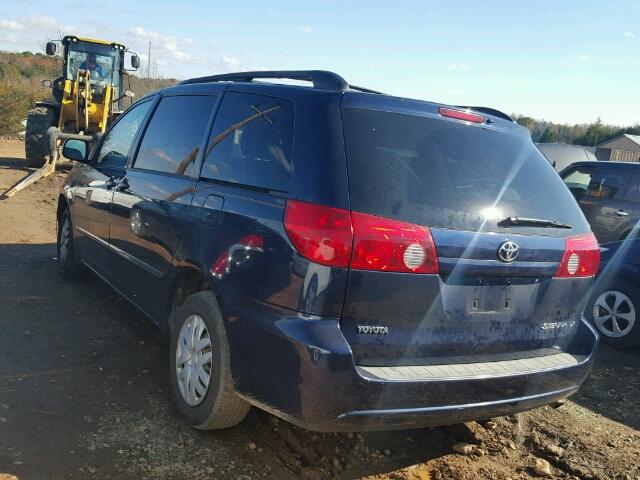 5TDZA23C66S497132 - 2006 TOYOTA SIENNA CE PURPLE photo 3