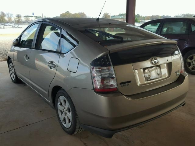 JTDKB20U553065238 - 2005 TOYOTA PRIUS TAN photo 3