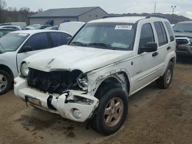 1J4GL58KX4W254188 - 2004 JEEP LIBERTY LI WHITE photo 2